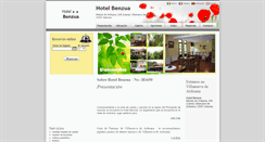 Desktop Screenshot of benzuahotel.com