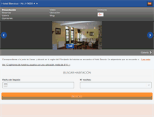 Tablet Screenshot of benzuahotel.com